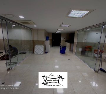 نصب پارتیشن شیشه ای دوجداره