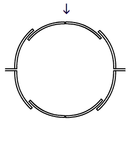 درب اتوماتیک شیشه ای کرو Curve