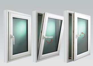 قیمت ساخت پنجره دوجداره دو حالته UPVC یو پی وی سی