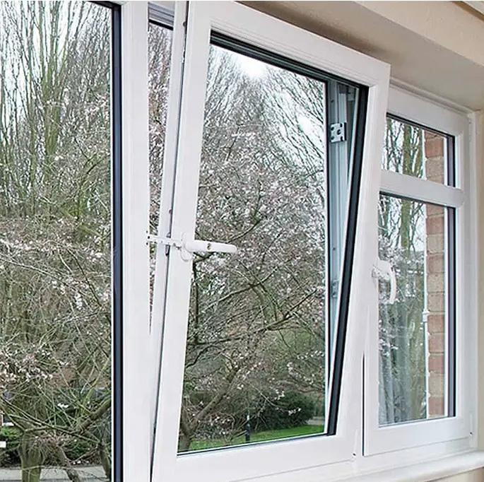ساخت پنجره دوجداره دو حالته UPVC یو پی وی سی