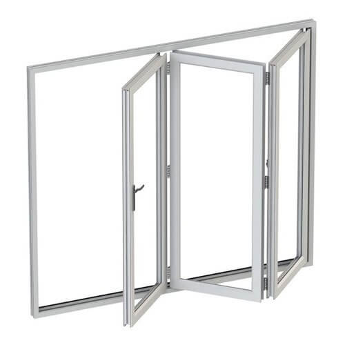 قیمت پنجره آکاردئونی UPVC 