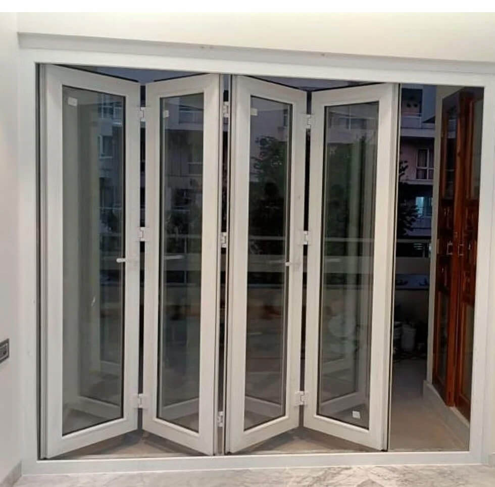 درب و پنجره دوجداره آکاردئونی UPVC