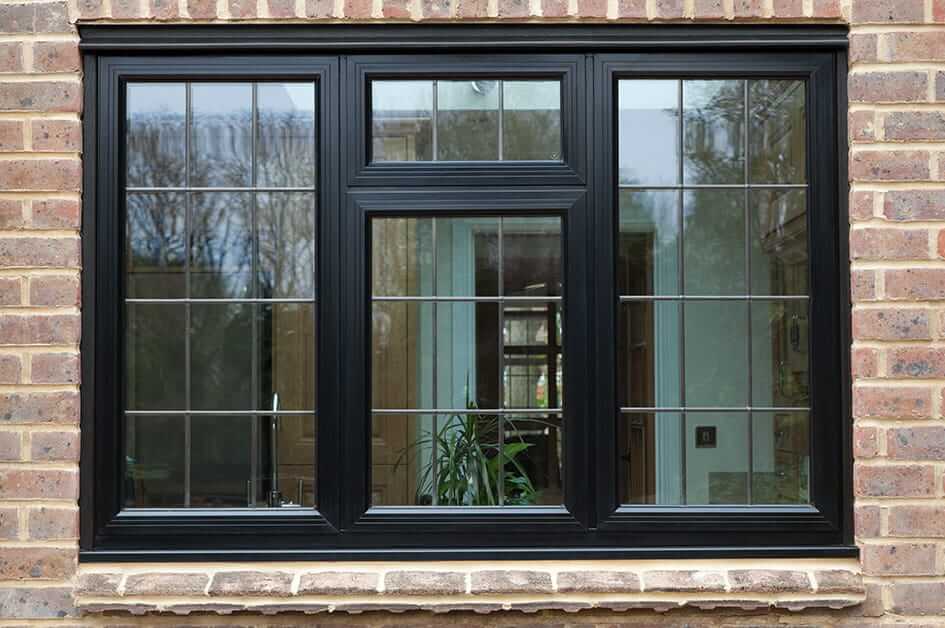 قیمت و خرید پنجره دوجداره مشکی UPVC در تهران