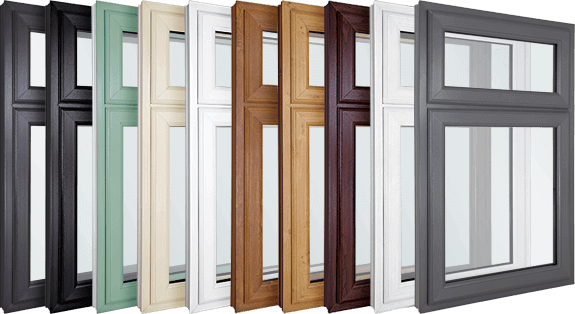 تولید کننده پنجره دوجداره رنگی UPVC